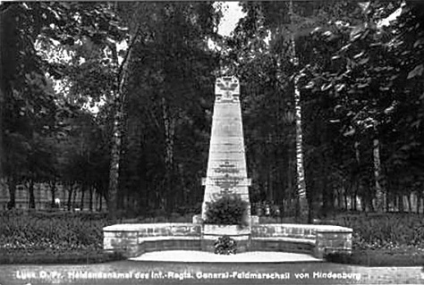 Lyck,O.Pr.,Heldendenkmal des Inf.Regts.v.Hindenburg